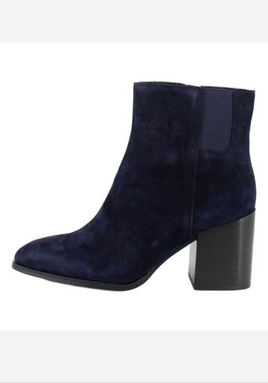 Vionic Vynn Boot Women's Navy Suede Block Heel - Picture 4 of 7